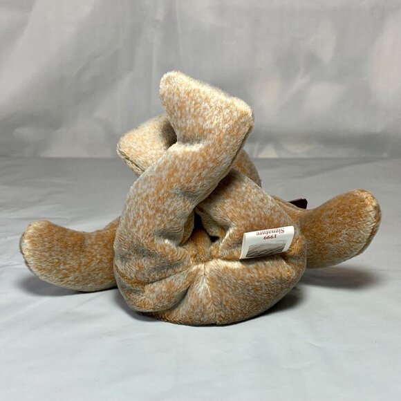 Ty Beanie Baby 1999 Signature Bear Retire P.E. Pellets Tag Errors MWMT Rare Vtg - Picture 10 of 13